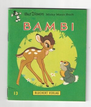 Bambi (Micky Maus Buch Nr. 13) erzählt nach Felix Salten - 1962