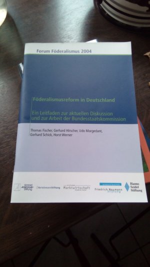 Föderalismusreform in Deutschland.