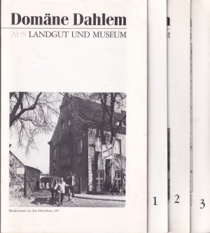 gebrauchtes Buch – Domäne Dahlem aus Landgut und Museum - 4 Hefte: Nr. 0 bis 3