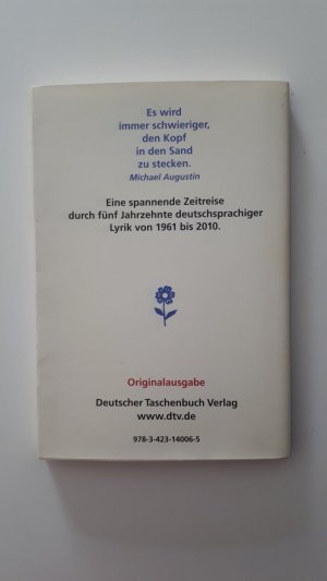 gebrauchtes Buch – Anton G. Leitner – Gedichte für Zeitgenossen - Lyrik aus 50 Jahren