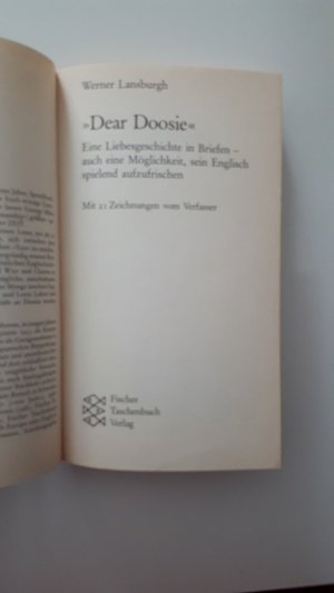 gebrauchtes Buch – Werner Lansburgh – Dear Doosie« - Eine Liebesgeschichte in Briefen