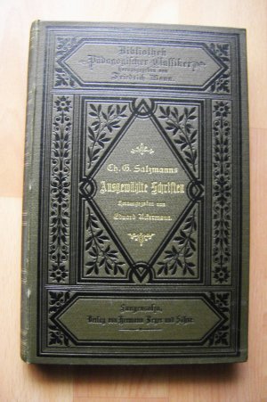 antiquarisches Buch – Eduard Ackermann  – Ch. G. Salzmanns Ausgewählte Schriften Bd. 2