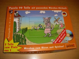 Puzzle 99 Teile mit passendem Märchen-Hörbuch (CD)