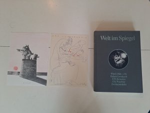 Welt im Spiegel - - mit 2 signierten Lithogafien von Robert Gernhardt und Friedrich Karl Waechter