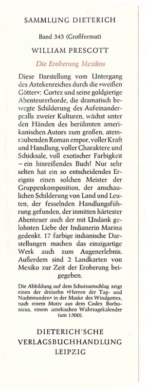 gebrauchtes Buch – William Prescott – Die Eroberung Mexikos