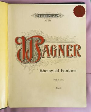 3 Notenbücher u.A. Rheingold Fantasie