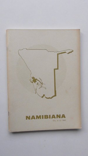 Namibiana - Mitteilungen der ethnologisch-historischen Arbeitsgruppe - Vol. IV (2) 1983