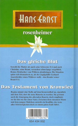 gebrauchtes Buch – Hans Ernst – Das gleiche Blut | Das Testament von Kronwied