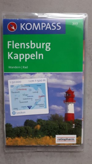 gebrauchtes Buch – Flensburg, Kappeln - Wander- und Radtourenkarte