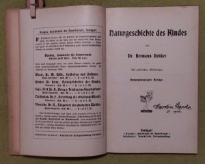 antiquarisches Buch – Hermann Dekker – Naturgeschichte des Kindes (Kosmos-Bändchen) : mit zahlr. Abb.