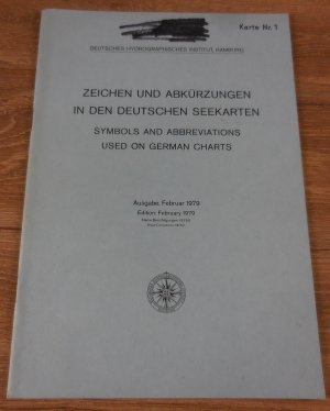 Zeichen und Abkürzungen in den deutschen Seekarten