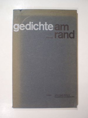 Gedichte am Rand