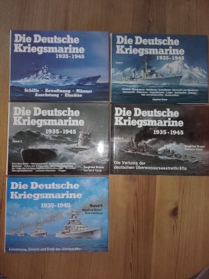 Die Deutsche Kriegsmarine 1935 - 1945 in 5 Bänden