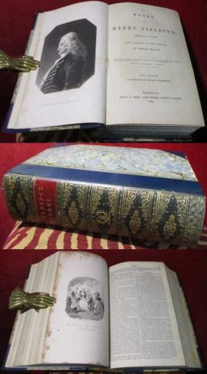 The works of Henry Fielding, complete in one volume, with memoir of the author by Thomas Roscoe. New edition illustrated by George Cruikshank