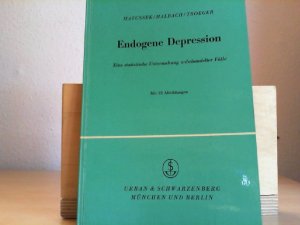 antiquarisches Buch – Matussek, Paul – Endogene Depression. Eine statististische Untersuchung unbehandelter Fälle.