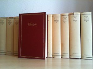 Die Menschliche Komödie. Band I-XII. Sittenstudien, Philosophische Studien, analytische Studien, Gesamtausgabe in zwölf Bänden mit Anmerkungen und biographischen […]