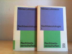 Luhmann, Niklas: Rechtssoziologie; Teil: 1 und 2. rororo-studium ; 1 : Rechtswiss.