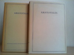 Kategorien. [Von Aristoteles]. Übersetzt und erläutert von Klaus Oehler. + Peri Hermeneias. [Von Aristoteles]. Übersetzt und erläutert von Hermann Weidemann […]