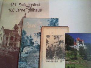 gebrauchtes Buch – König, Manfred, STUDENTICA.- und TÜBINGEN.- – Akademische Verbindung Igel. 131. Stiftungsfest. 100 Jahre Igelhaus Tübingen. DAZU: Neugestaltung des Igelgartens (20 S., 2007); Postkarte Igelhaus; Exlibris Bücherei Tübinger Verbindung Igel (ca. 1900)