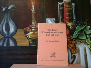 antiquarisches Buch – Brockhaus' Konversations-Lexikon einst und jetzt. Ein Preisausschreiben.