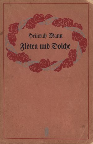 Flöten und Dolche., Novellen.