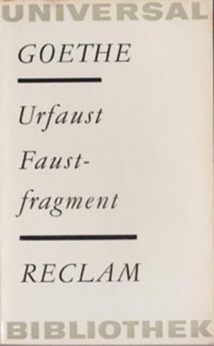 Urfaust Faustfragment