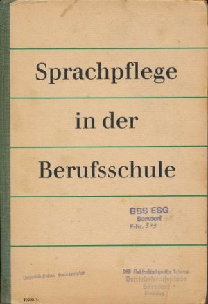 Sprachpflege in der Berufsschule