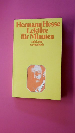 gebrauchtes Buch – Hermann Hesse – LEKTÜRE FÜR MINUTEN.