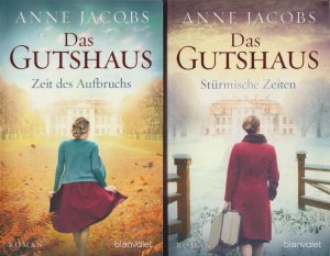 gebrauchtes Buch – Anne Jacobs – Die Gutshaus-Saga. (3 Bände) Glanzvolle Zeiten. Stürmische Zeiten. Zeit des Aufbruchs.