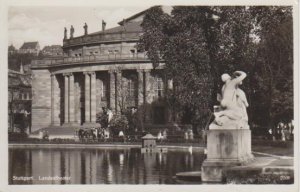 Postkarte. Stuttgart: Landestheater. "Echte Photographie".