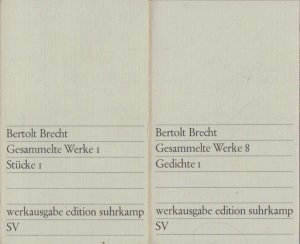 Gesammelte Werke. (20 Bände) Stücke 1 - 7. Gedichte 1 - 3. Prosa 1 - 4. Zum Theater 1 - 3. Zur Literatur und Kunst 1 - 2. Zur Politik und Gesellschaft […]