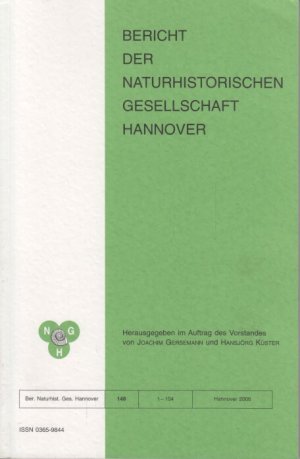 Bericht der Naturhistorischen Gesellschaft Hannover Bericht 148.