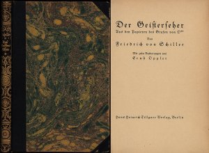 Der Geisterseher., Aus den Papieren des Grafen von O**. Mit zehn Radierungen von Ernst Oppler.