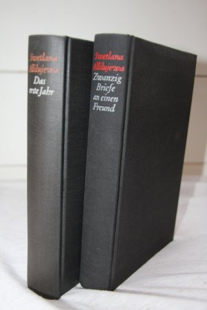 antiquarisches Buch – Swetlana Allilujewa – 1. Das erste Jahr; 2. Zwanzig Briefe an einen Freund