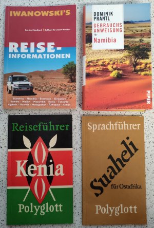 gebrauchtes Buch – diverse Autoren – Konvolut = 5 x Afrika = Reise-Informationen Afrika, Kenia, Namibia, Sprachführer Suaheli