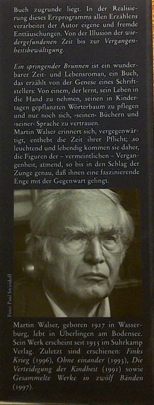 gebrauchtes Buch – Martin Walser – Ein springender Brunnen - Roman