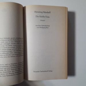 gebrauchtes Buch – Henning Mankell – Die fünfte Frau