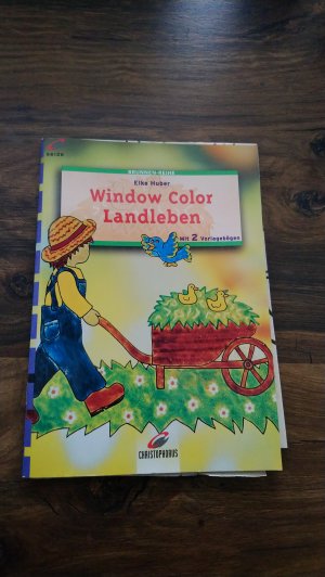 gebrauchtes Buch – Huber, Elke – Window Color Landleben