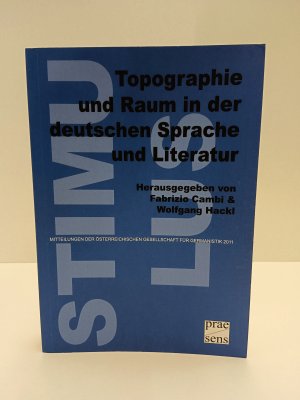 gebrauchtes Buch – Cambi, Fabrizio; Hackl – Topographie und Raum in der deutschen Sprache und Literatur