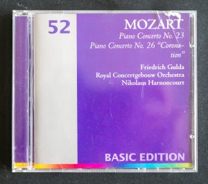 CD Mozart Klavierkonzerte 23 + 26 • Concertgebouw Orchestra Friedrich Gulda & Nikolaus HARNONCOURT