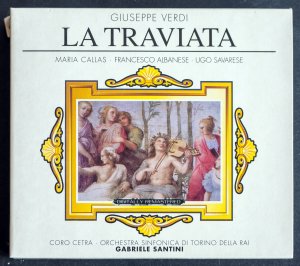 CD LA TRAVIATA • Oper v. Guiseppe Verdi • Maria Callas • Oper Turin • Santini