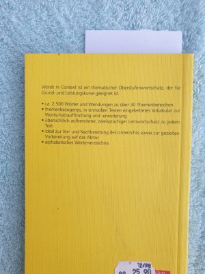 gebrauchtes Buch – Knop, Bernhard; Naumann-Breeze – Words in Context - Revised Edition