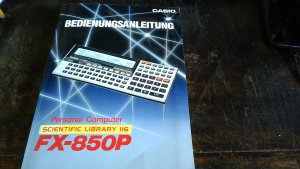 Casio Personal Computer FX-850P - Bedienungsanleitung