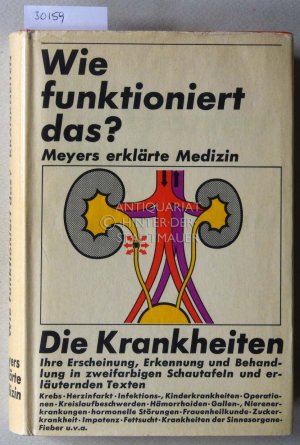 antiquarisches Buch – Kunsemüller, Johannes  – Wie funktioniert das? Meyers erklärte Medizin: Die Krankheiten.