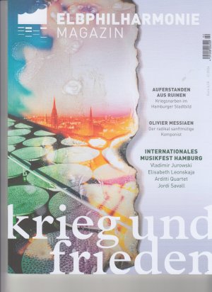 gebrauchtes Buch – Elbphilharmonie Magazin 4 – krieg und frieden