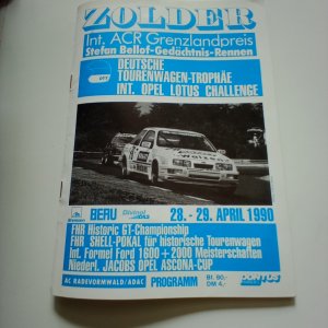 gebrauchtes Buch – AC Radevormwald im ADAC – Int. ADAC ACR Grenzlandpreis "Stefan Bellof-Gedächtnis-Rennen in Zoldern 28./29.4.1990