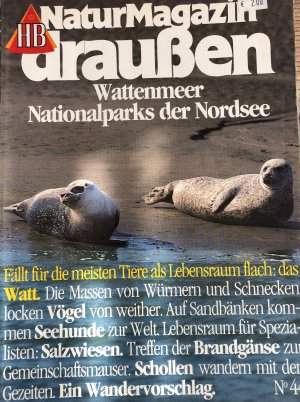 gebrauchtes Buch – Ulrike Klugmann  – HBN44 - HB Naturmagazin draußen - Wattenmeer - Nationalparks Nordsee