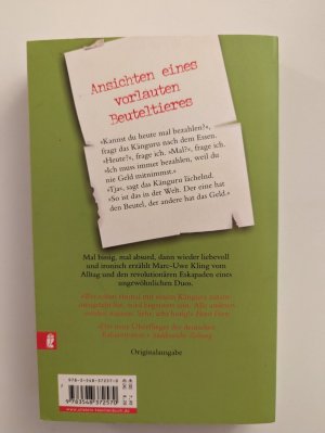 gebrauchtes Buch – Marc-Uwe Kling – Die Känguru-Chroniken - Ansichten eines vorlauten Beuteltiers