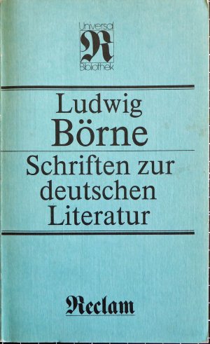 Schriften zur deutschen Literatur