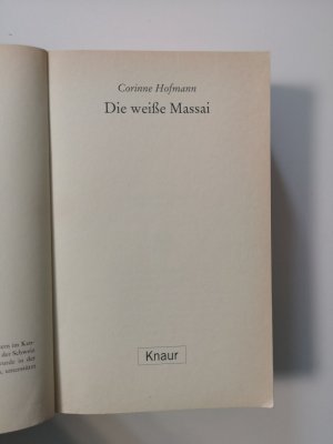 gebrauchtes Buch – Corinne Hofmann – Die weiße Massai